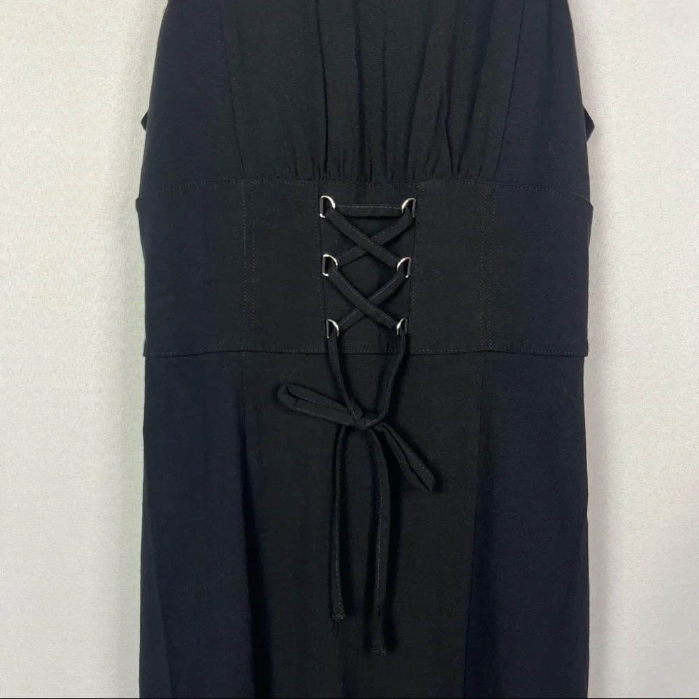 Free People High‎ Society Black Lace Bodycon Mini Dress XS